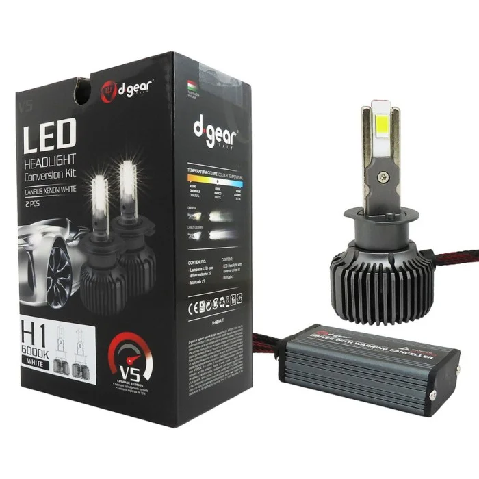 Lampadine H1 Led Headlight Conversion Kit V5 D-GEAR