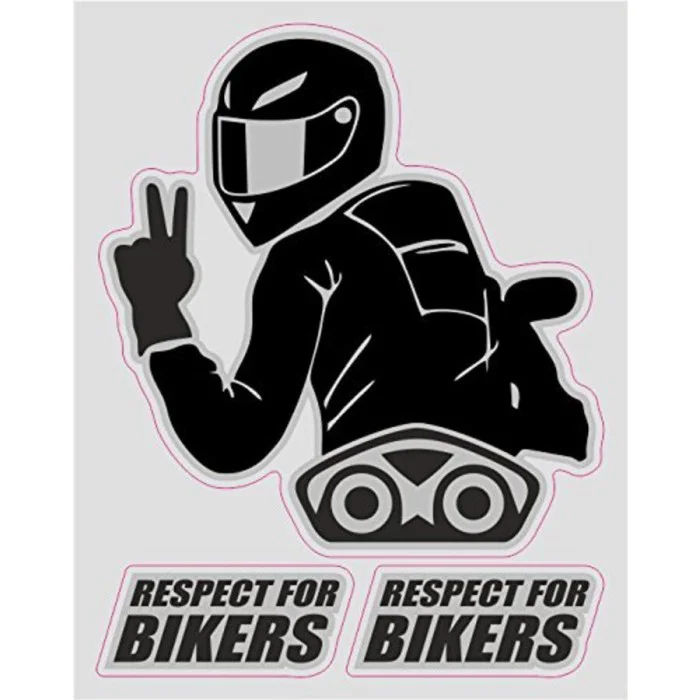 Adesivi Respect for biker GAT