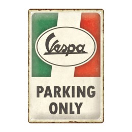 Cartello in latta Vespa Parking Only NOSTALGIC ART