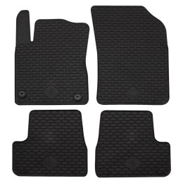 Tappeti in gomma-Pvc specifico Citroen C3, Fiat Grande Panda INT AUTO