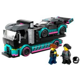 Costruzioni Lego City - Auto da corsa e trasportatore LEGO