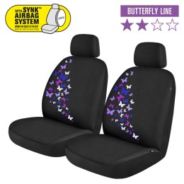 Coprisedili anteriori 2pz Fashion - Butterfly NORRIS