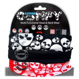 Bandana multifunzione tubolare Comfy Skulls OXFORD