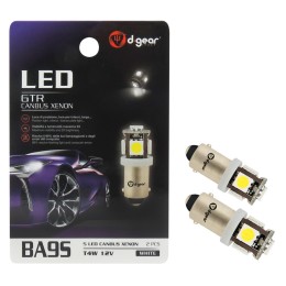 Lampadina BA9S a led GTR - BA9S Canbus SMD Led D-GEAR