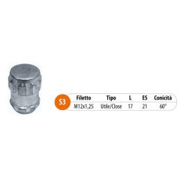 Dadi antifurto Nissan Juke, Qashqai TECNOSTEEL