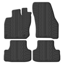 Tappeti in gomma-Pvc specifico Volkswagen T-Roc 2025> Volkswagen T-Roc 2025 > anche ibrida, cambio automatico LAMPA