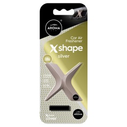 Profumi da bocchetta aria X-Shape Silver AROMA CAR