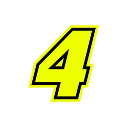 Numeri e lettere adesive Race moto GP GAT