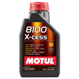 Olio motore 8100 X-Cess 5W40 MOTUL