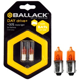 Lampadina moto BA9S a filamento Day Drive + BA9S BALLACK