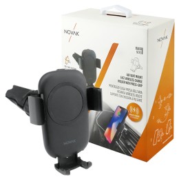 Supporto-caricabatteria wireless Da presa d'aria NOVAK