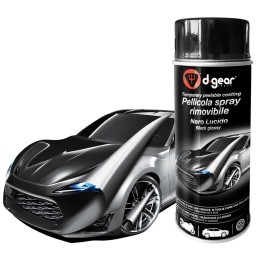 Vernice-removibile spray Nero lucido D-GEAR
