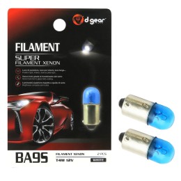 Lampadina BA9S a filamento BA9S Super Filament Xenon D-GEAR