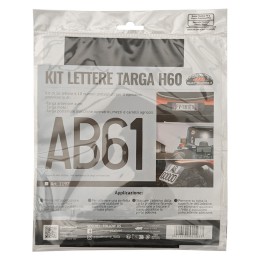 Adesivi targa Kit adesivi lettere targa mezzi agricoli GAT