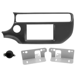 Installazione Mascherina 2 din Kia Rio 2015>2017 Kia Rio 2015 > 2017 Con/senza bottone accensione PHONOCAR