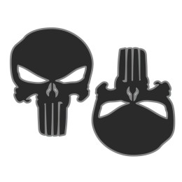 Adesivi Skull GAT