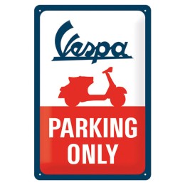 Cartello in latta Vespa Parking Only NOSTALGIC ART